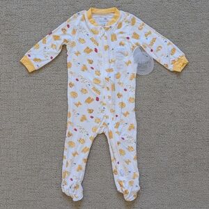 Milkberry Bamboo Footie Sleeper Pajamas One Piece 6-9 Months Unisex Soft New